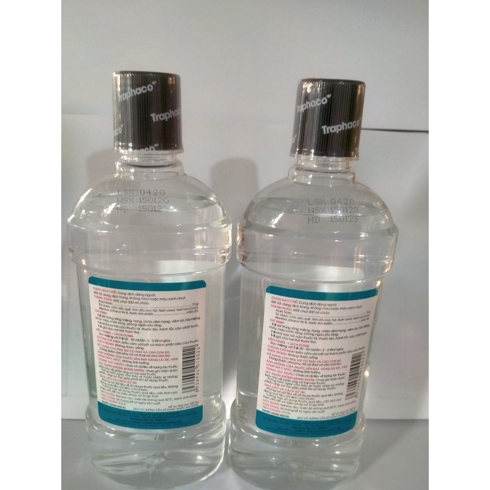 Nước súc miệng T-B chai 500 ml