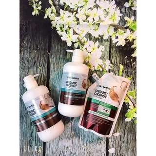 Dầu hấp tóc phục hồi hư tổn Dừa Selena organic giúp tóc mềm mượt 500ml | BigBuy360 - bigbuy360.vn