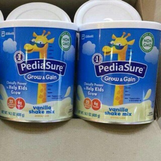 [MẪU MỚI 12.2021] SỮA BỘT PEDIASURE 400G HƯƠNG VANI MỸ