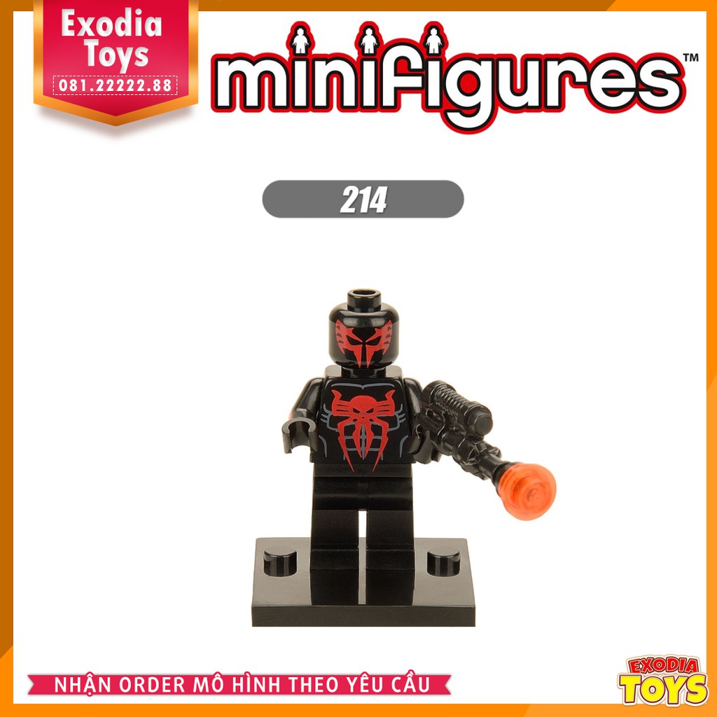 Xếp hình minifigure nhân vật siêu anh hùng Spider-Man : Người Nhện - Đồ Chơi Lắp Ghép Sáng tạo - X0107