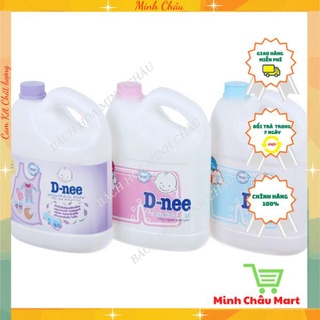 Nước Giặt D-Nee Cho Bé An Toàn Dịu Nhẹ Can 3l - 3 Màu Dnee