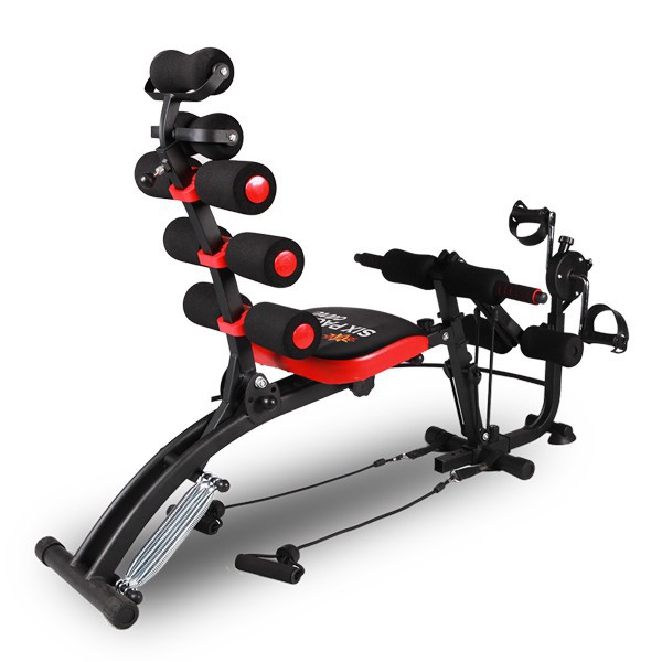 Máy tập tổng hợp Six pack care - máy tập cơ bụng có đạp chân (có ảnh thật) -giadungthongminhhn84