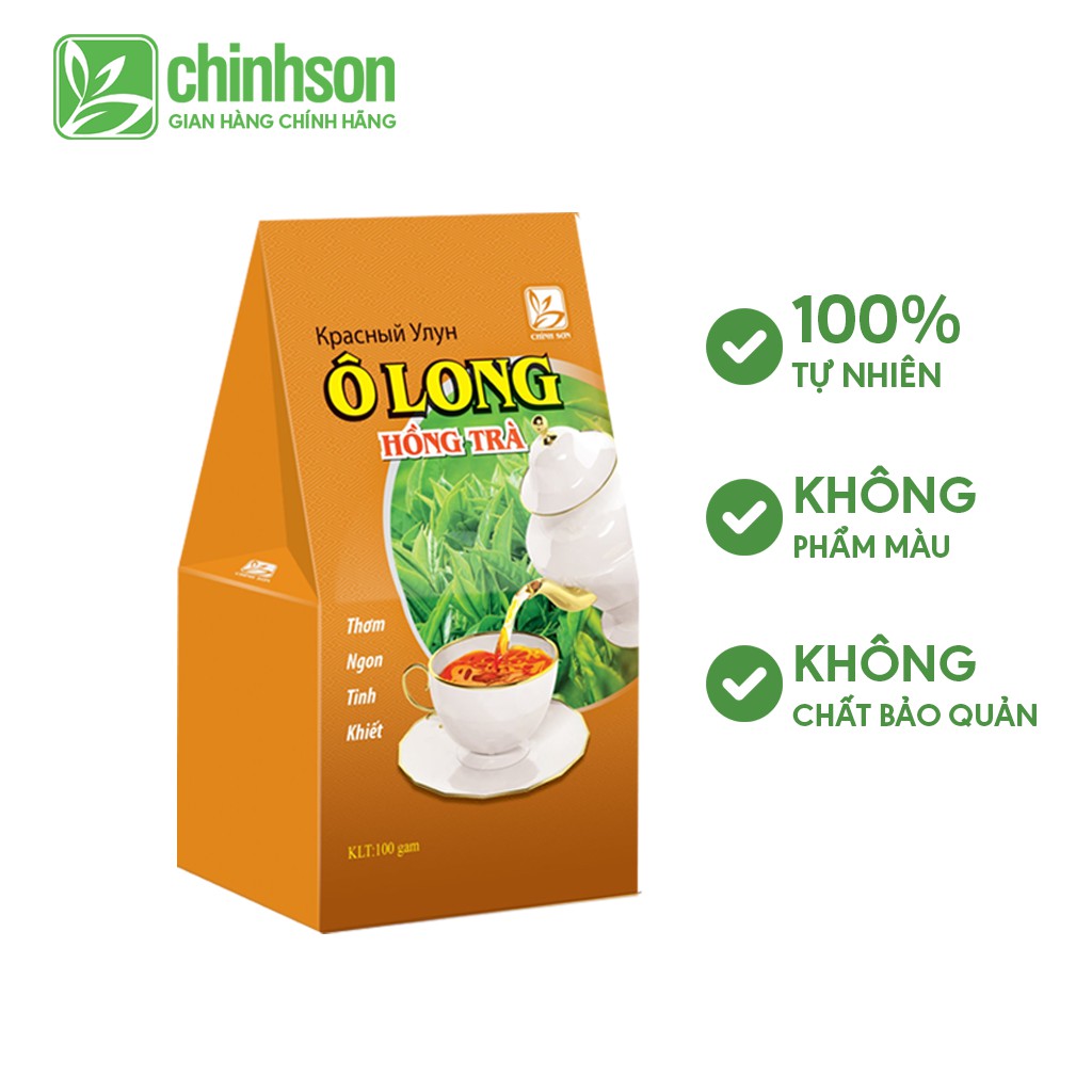 Trà Olong Rang Chính Sơn 100g (Oolong Tea) - Hàng Chính Hãng, 100% Tự Nhiên
