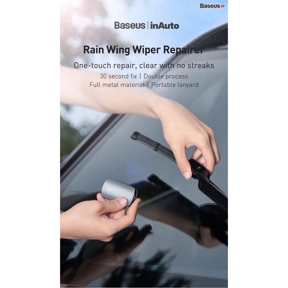 Dụng cụ mài gạt nước mưa cho oto Baseus Rain Wing Wiper Repairer - cải thiện hiệu quả gạt nước mưa ô tô xe hơi