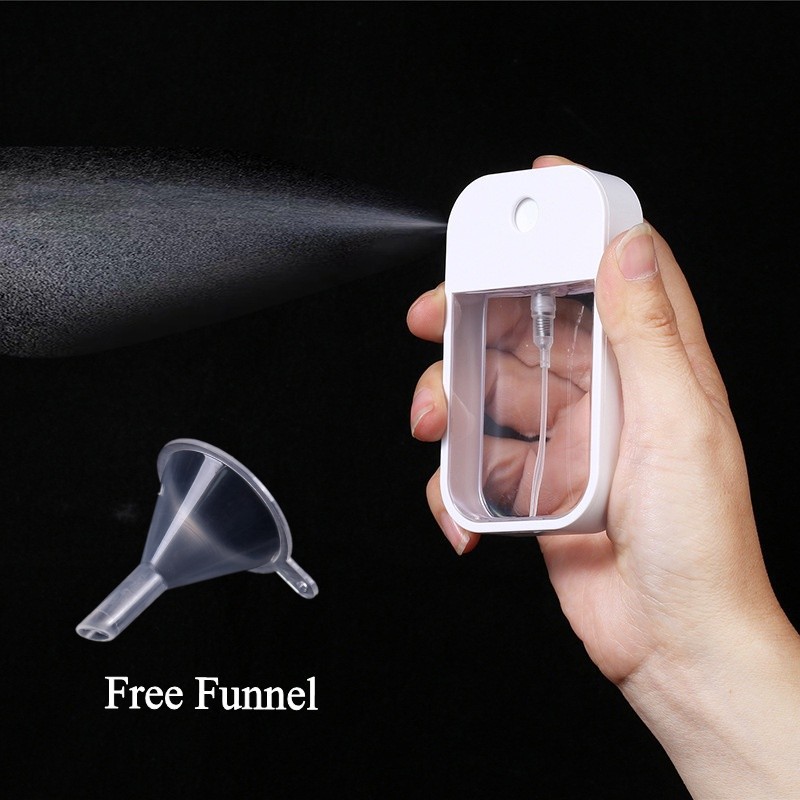 Chai xịt rỗng chiết nước hoa tinh dầu nước khử trùng kiểu thẻ bằng nhựa 38ml tiện lợi