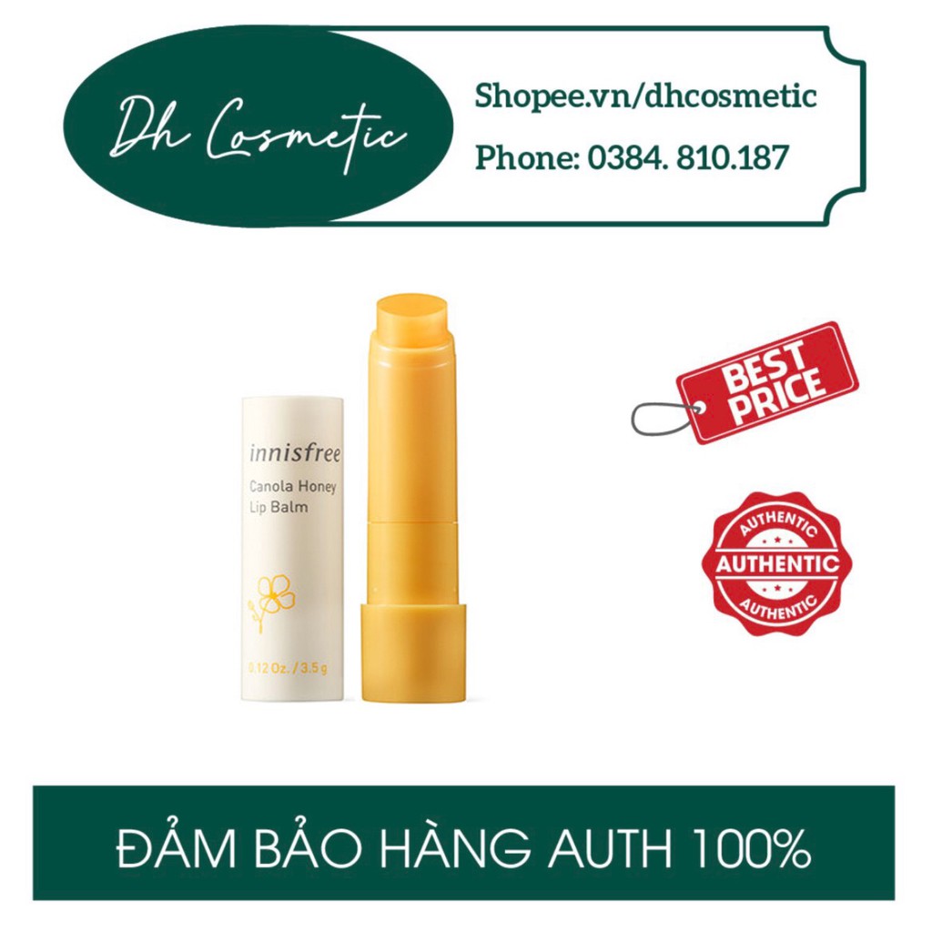 Son dưỡng môi Innisfree Canola Honey Lip Balm mật ong