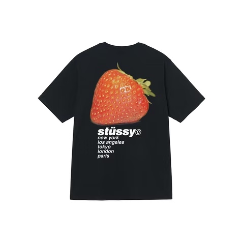 ÁO THUN UNISEX STUSSY STRAWBERRY