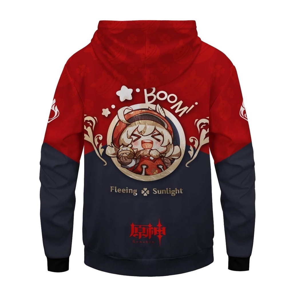 Áo Hoodie Dáng Rộng In Họa Tiết God Keli Merchandise genshin Iqpact Thời Trang Cho Nam Và Nữ