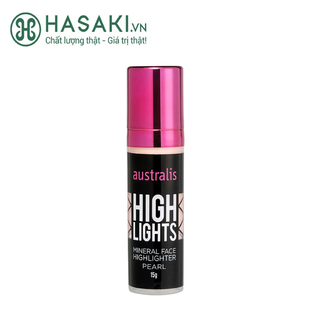 Kem Bắt Sáng Dạng Lỏng Australis Highlights Mineral Face Liquid Highlighter 15g