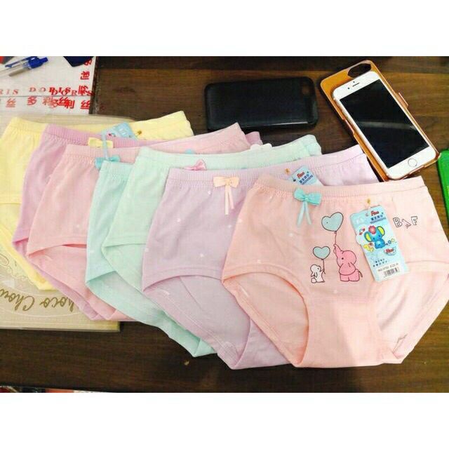 Combo 5 quần chip cute cho bé yêu