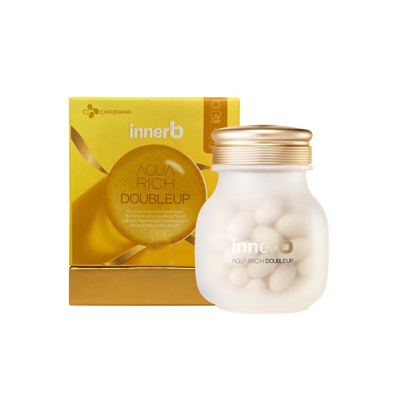 VIÊN UỐNG CẤP NƯỚC COLAGEN CJ INNERB AQUA RICH 70v. 1 LỌ CŨNG GIÁ SỈ | Thế Giới Skin Care