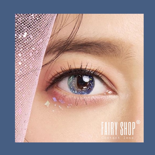 Kính Áp Tròng Qlo7 Blue 14.0 mm- Kính Áp Tròng FAIRY SHOP CONTACT LENS