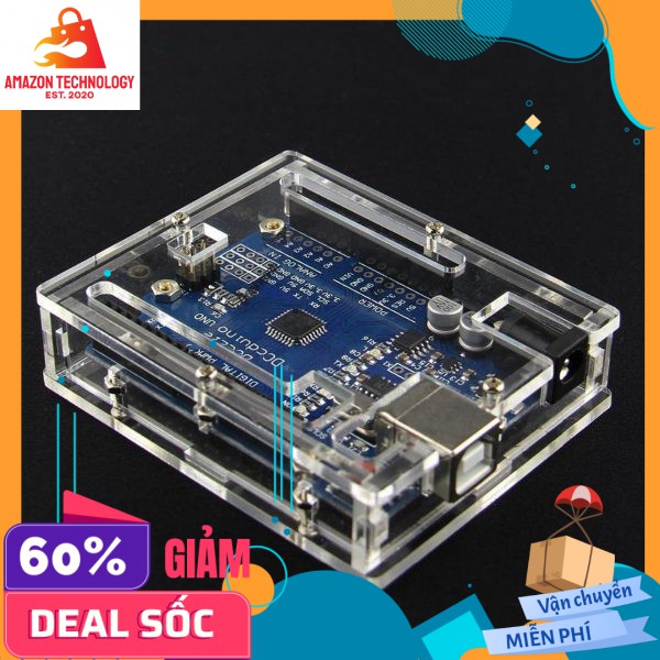 Vỏ mica bảo vệ Arduino UNO R3