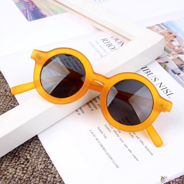 Kính Mát Gọng Tròn Chống Tia Uv Cho Bé