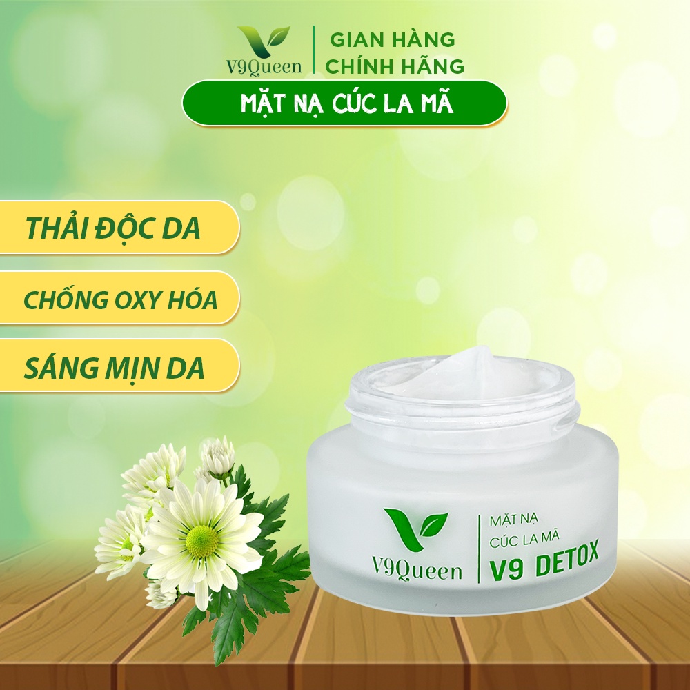 Bộ Combo 5 sản phẩm ngừa nám chuyên sâu V9Queen gồm KCN SPF50 PA+++, Lựu Đỏ 100g, Detox 30ml, 9Day 10ml, 3Day 10g