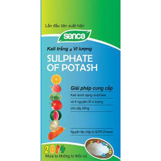 Phân Bón Kali Trắng Và Vi Lượng  400g Giúp Quả To, Quả Đẹp, Ngọt Trái, Cứng Cây