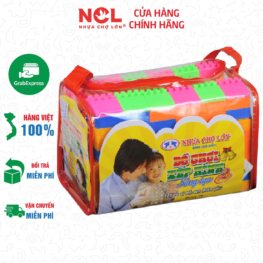 [Nhựa Chợ Lớn] Đồ chơi xếp hình trẻ em 02 - M968-LR