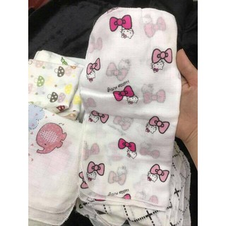 Sét 10 khăn xô sữa Aden 2 lớp