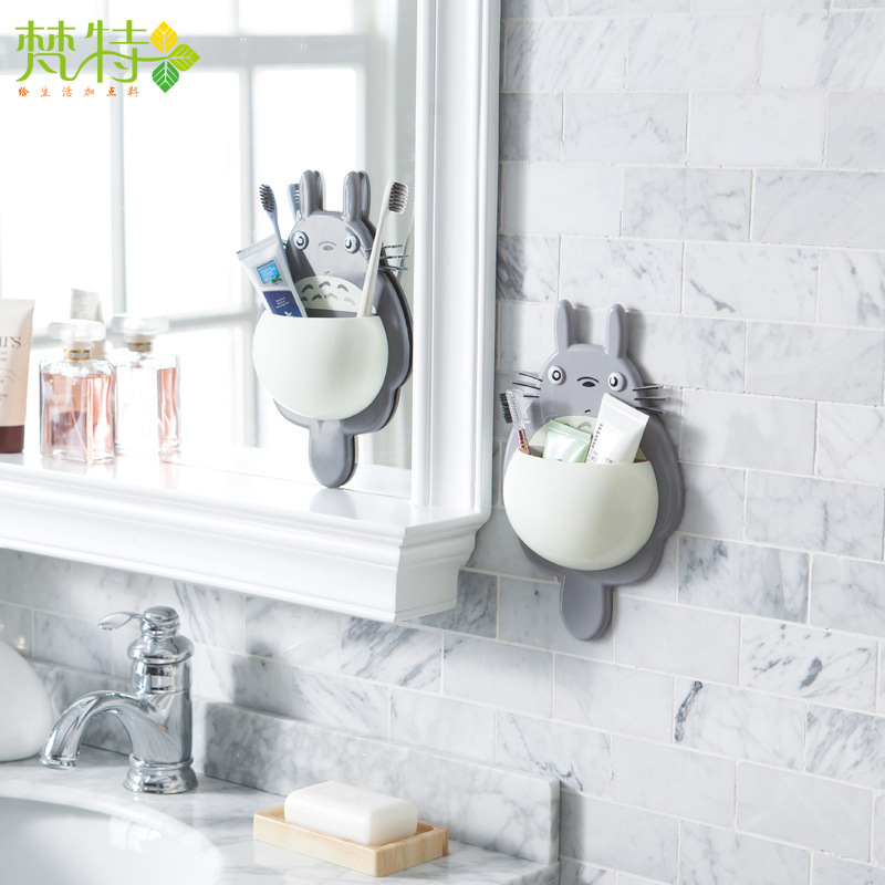 Bathroom strong toothbrush suction cup toothbrush storage rack storage rack kitchen kitchen storage rack