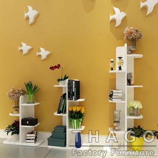 Kệ Gỗ 💖𝑭𝑹𝑬𝑬𝑺𝑯𝑰𝑷 💖 Để Hoa Và Cây Cảnh Trang Trí Phòng Khách Thago Furniture