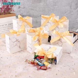 ❤Hộp Giấy Đựng Kẹo Sô Cô La Họa Tiết Cẩm Thạch Sáng Tạo