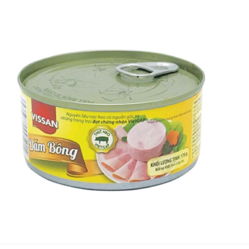 COMBO 1 lốc 4 hộp dăm bông 170g Vissan - 396