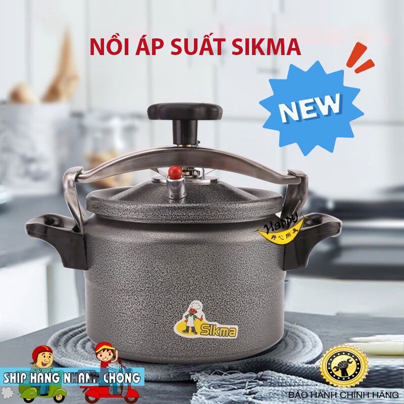 Nồi Áp Suất SIKMA đa năng - Nồi chống dính dùng cho bếp gas, bếp hồng ngoại - Dễ sử dụng - Giá cả siêu tốt (CT17322)