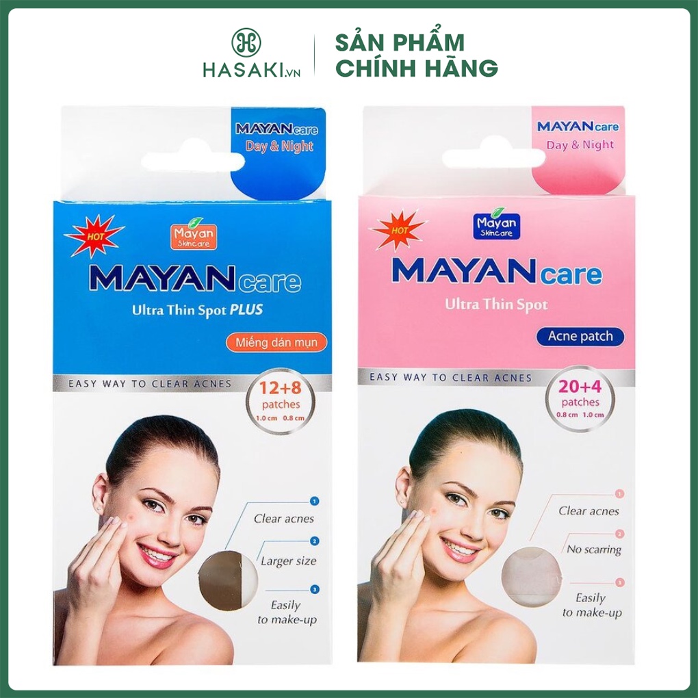 Miếng Dán Mayan Làm Giảm Mụn Ultra Thin Sport Plus Acne Patch