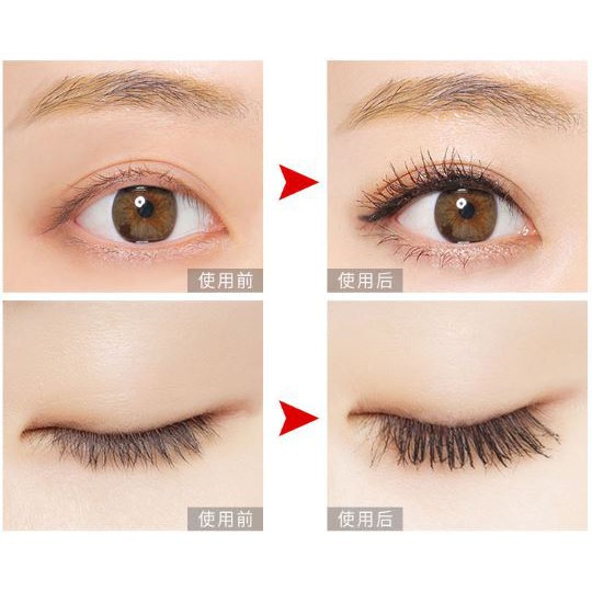 Mascara đầu cong mỏng SHE LOVES làm dài và dài mi chống thấm nước lâu trôi