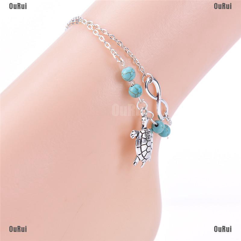 Vòng đeo chân hình rùa vintage xinh xắn | BigBuy360 - bigbuy360.vn