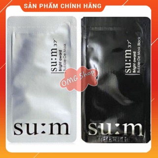 10 gói Mặt nạ sủi bọt thải độc trắng da