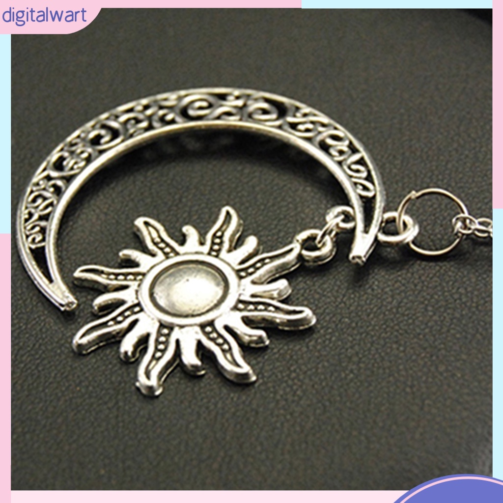 Dây chuyền mặt trăng và mặt trời phong cách cổ điển cá tính dành cho nữ