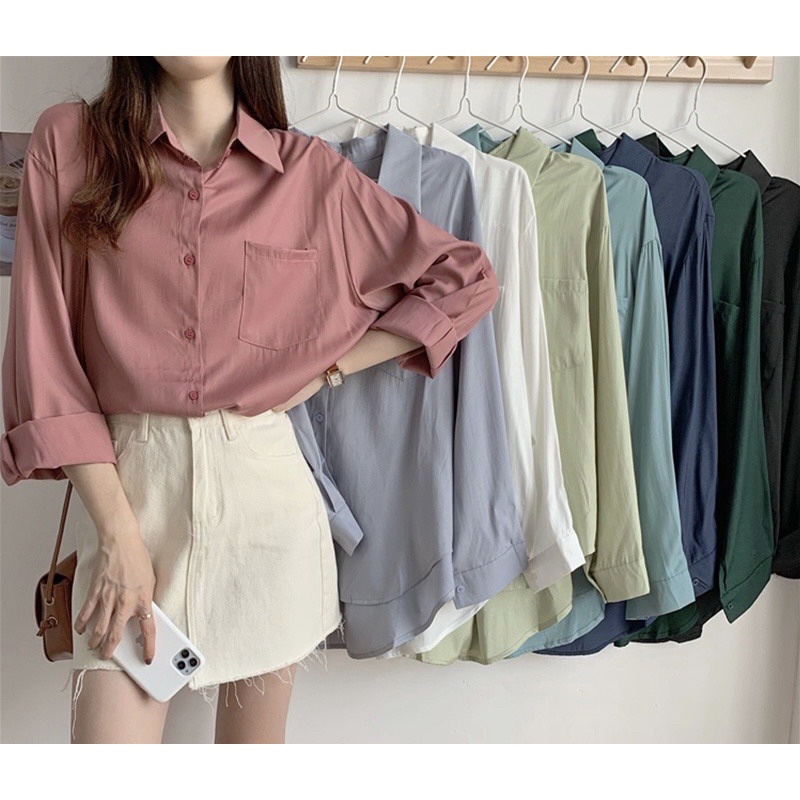 Áo Sơ mi form rộng siêu xinh | BigBuy360 - bigbuy360.vn
