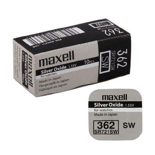 Pin Maxell 721 - SR721SW - SR721 - 362 - AG11 Pin Đồng Hồ Đeo Tay Chính Hãng Nhật Bản