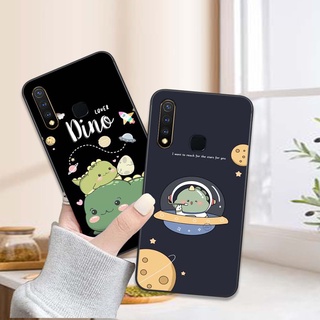 Ốp lưng điện thoại Vivo Y19 / U3 in hình khủng long siêu cute, đáng yêu