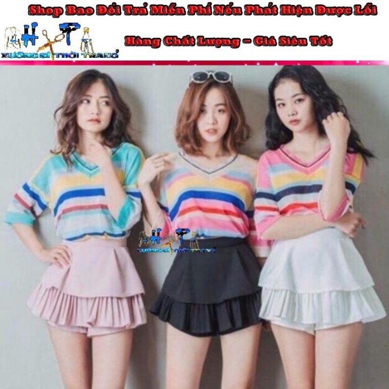 Chân Váy Nữ Xếp Ly Tầng Vải Tuyết Mưa Loại 1 Cao Cấp Mẫu Mới 2020 - Hàng Có Sẵn