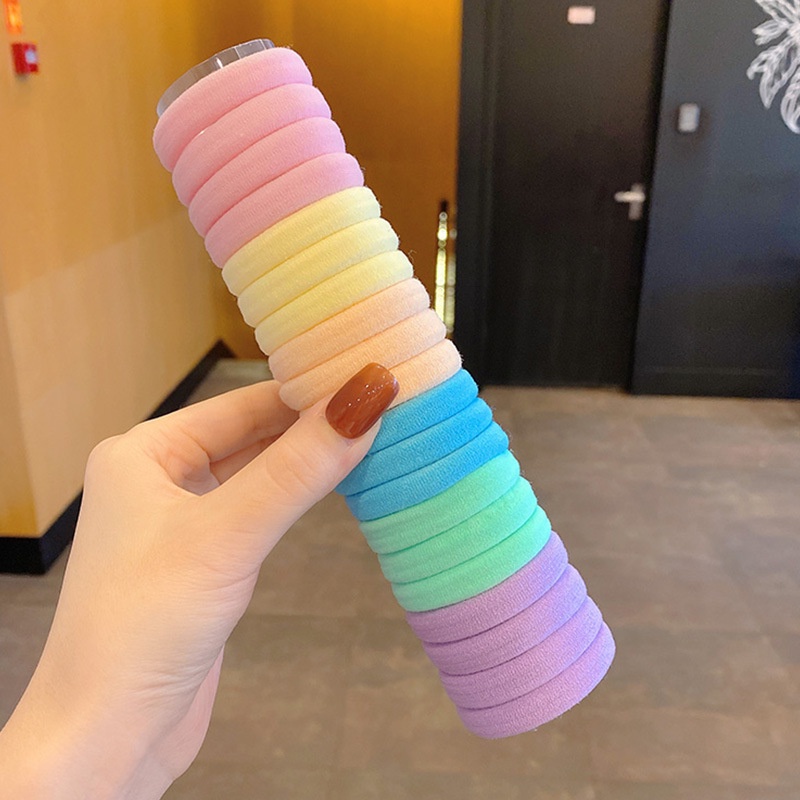 Dây buộc tóc bằng cao su co giãn siêu bền thời trang 2021 cho nữ