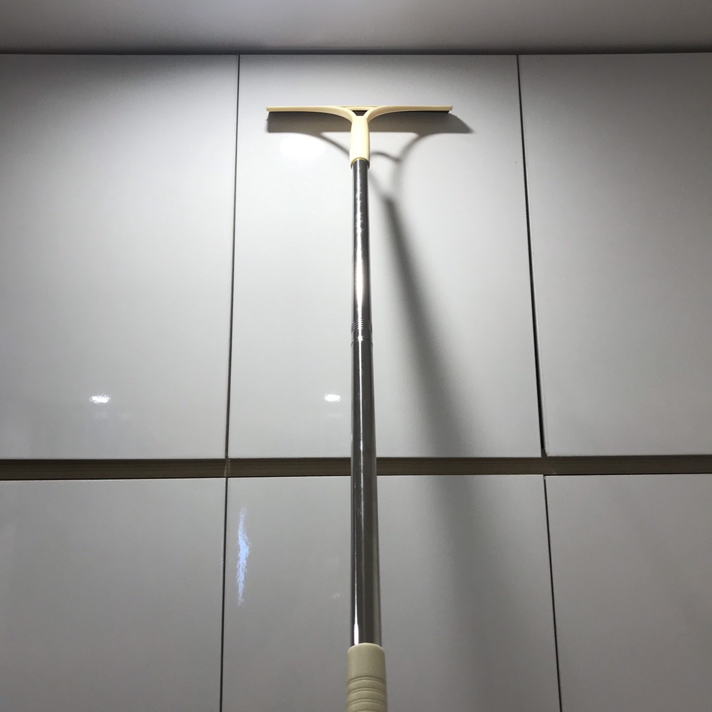 Cây lau kính dài, dụng cụ lau kính cán inox dài 1m