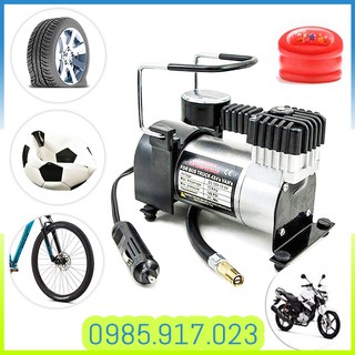 Bơm hơi điên ô tô mini cắm đầu tẩu 12v nhỏ gọn tiện dùng mang theo xe công suất 150PSI