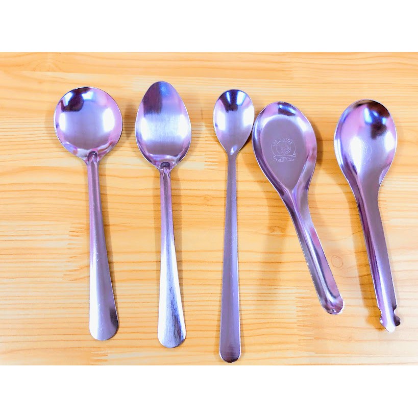 set 1 cái muỗng inox các loại giá rẻ