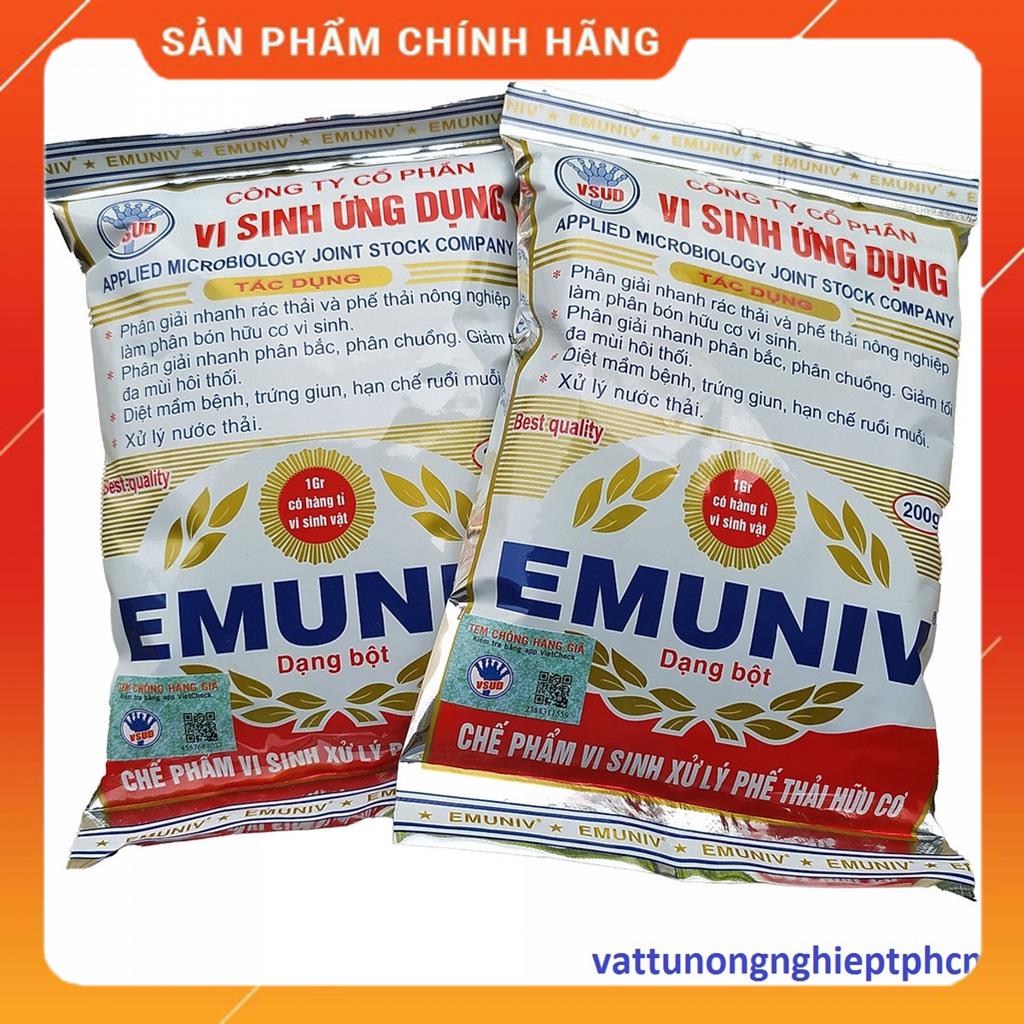Chế Phẩm Vi Sinh Emuniv Dùng Ủ Phân Hữu Cơ, Dùng Ủ Phân Cá, Ủ Rác Thải Nhà Bếp, Men Vi Sinh 74325