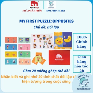 Đồ Chơi Xếp Hình MyndToys My First Puzzle - Opposites (Đối Lập) Dành Cho Các Bé Trên 2 Tuổi