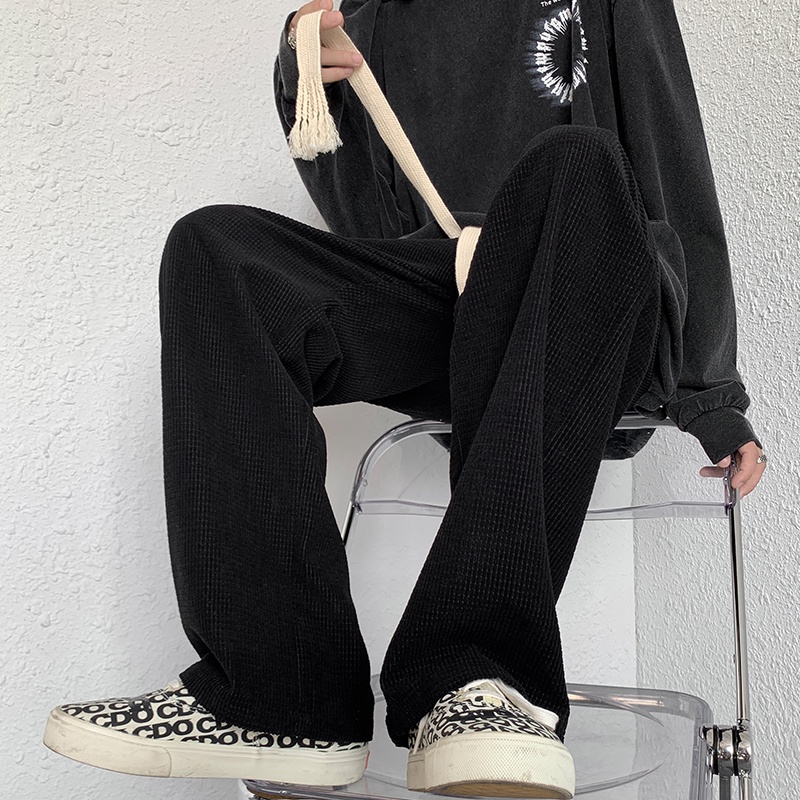 Quần ống rộng phong cách Hàn Quốc thời trang cho nam