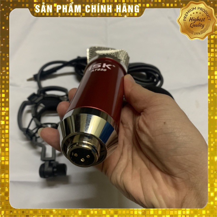 [Mã ELHACE giảm 4% đơn 300K] Mic Thu Âm ISK AT850 Hát Livestream,Thu Âm Cực Hay Độ Bắt Âm Cực Cao