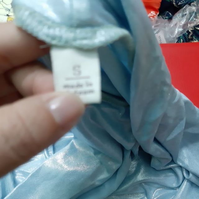 Áo kiểu đắp chéo nhủ bạt vnxk