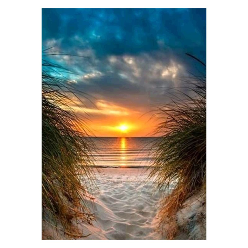 Bộ Tranh Đính Đá 5D Tự Làm Hình Phong Cảnh Rhine