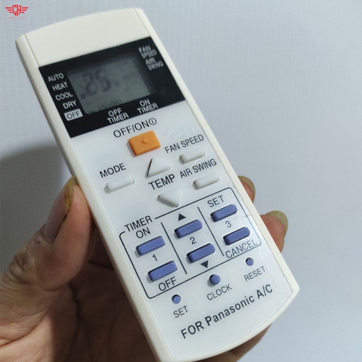 điều khiển điều hoà panasonic Remote máy lạnh Panasonic invecter hai chiều có đảo gió(tặng kem pin)