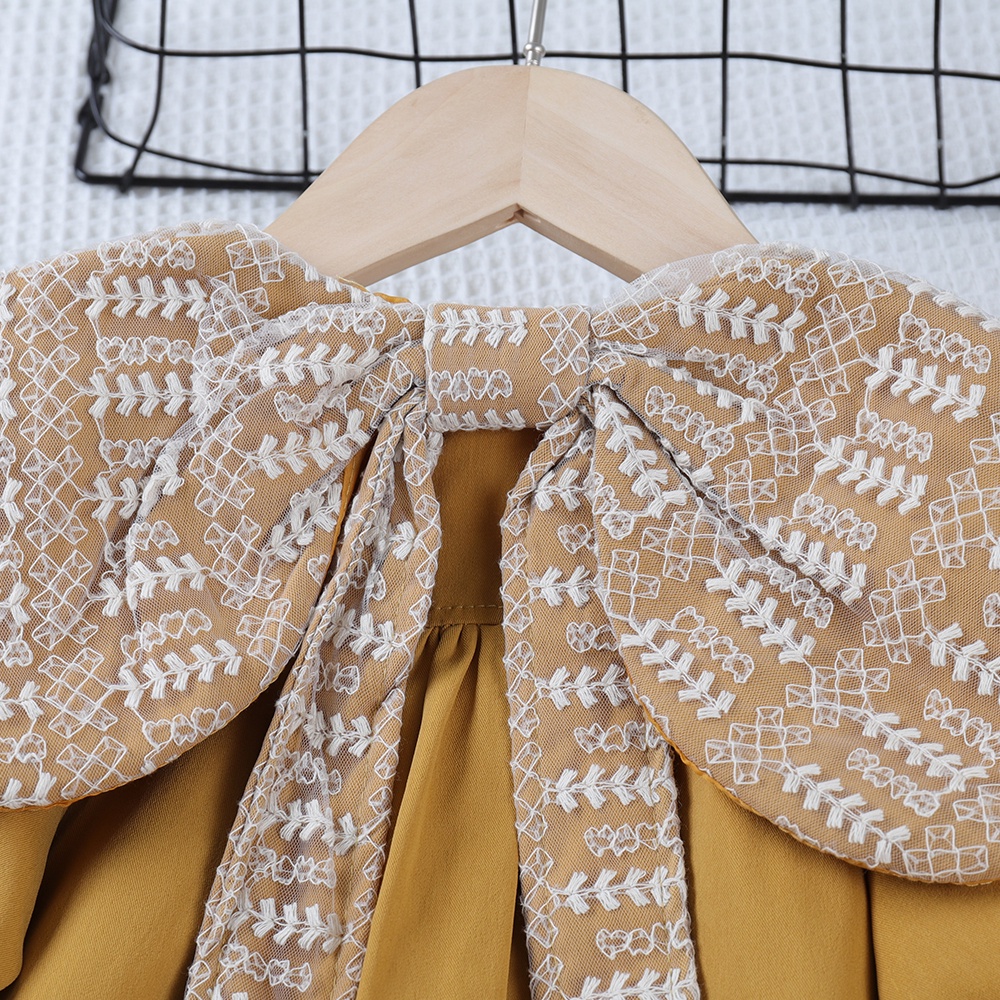 Áo khoác BEAR LEADER đính nơ thời trang xuân thu dành cho bé 2-7 tuổi