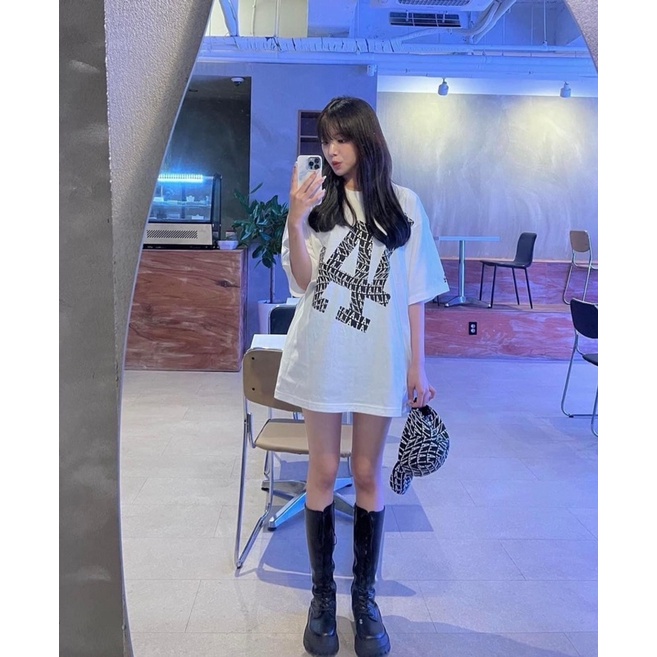 Áo MLB logo meta LA