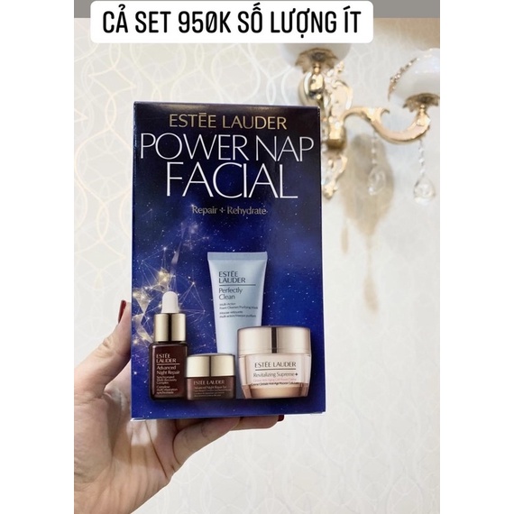 Set dưỡng da Estee lauder serum advanced night repair có bill mua hàng